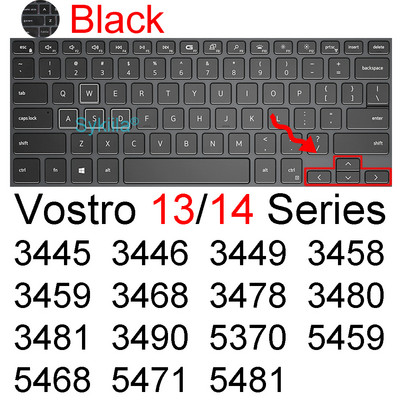 Billentyűzet borítás Dell Vostro 13 14 3000 5000 7000 5310 5320 5410 5415 5490 5402 szilikonvédő bőrtok laptop tartozék
