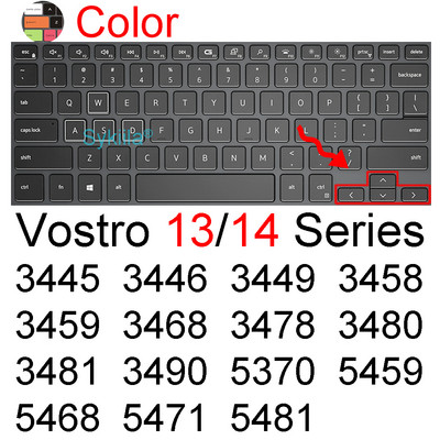 Billentyűzet borítás Dell Vostro 13 14 3000 5000 7000 5310 5320 5410 5415 5490 5402 szilikonvédő bőrtok laptop tartozék