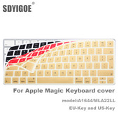 Rainbow Gradient Magic Keyboard Cover Silikonska zaštitna folija za kožu za Apple Magic Keyboard 2 2015 A1644 US/EU verzija tipkovnice