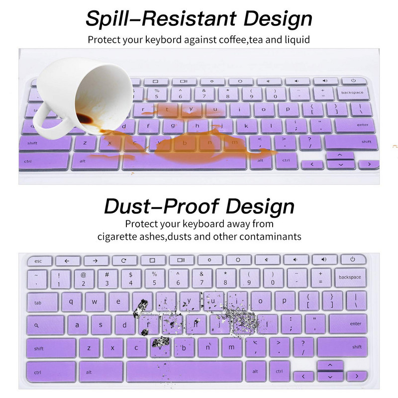 Laptop billentyűzet borító védőburkolat ASUS Chromebook C423 C423N C423NA 14 hüvelykes ASUS Chromebook C523 C523 C523N C523NA 15,6 hüvelykes laptophoz