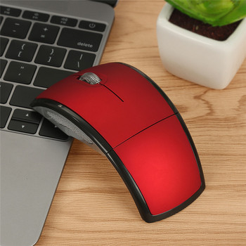 Αναδιπλώστε ασύρματο ποντίκι 2.4G οπτικά ποντίκια Δέκτης USB Super λεπτό ποντίκι υπολογιστή για φορητό υπολογιστή Επιτραπέζιο υπολογιστή γραφείου yw#