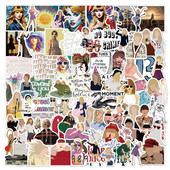 Swift Taylor uzlīmes no 100 vinila Swift sieviešu popdziedātājas klēpjdatora uzlīmes klēpjdatoriem datoriem, hidrokolbām, tālruņa ceļojumu futrāļiem