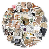 50 komada crtanih retro Vsco naljepnica Estetski Ins naljepnica DIY Laptop Računalo Prtljaga Telefon Gitara Auto Naljepnica za Macbook/HP/Acer