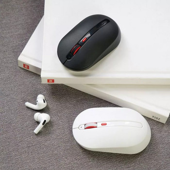 Youpin Miiiw Wireless Mute Mouse 1000DPI Бутон за изключване на звука 2.4GHz Безжичен приемник Безшумна мишка Геймърска мишка за лаптоп компютър Офис микрофон