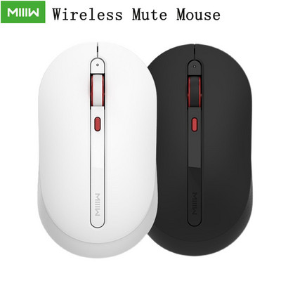 Youpin Miiiw Bežični miš za isključivanje zvuka 1000DPI Gumb za isključivanje zvuka 2,4 GHz bežični prijemnik Tihi miš Gaming miš za prijenosno računalo Uredski mikrofon