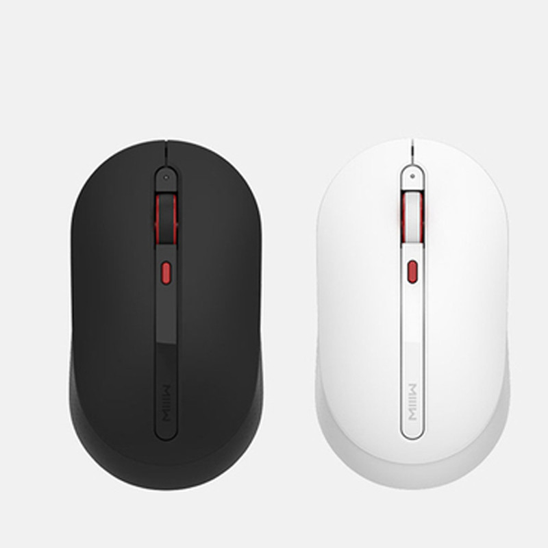 Youpin Miiiw belaidė nutildymo pelė 1000DPI nutildymo mygtukas 2.4GHz belaidis imtuvas Tyli pelė žaidimų pelė nešiojamajam kompiuteriui biuro mikrofonui