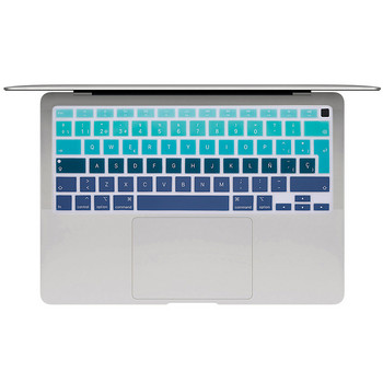 Капак за клавиатура на лаптоп за Macbook Air 13 M1 2020 Силиконов английски протектор за клавиатура Skin за Macbook Air13.3 A2337 A2179