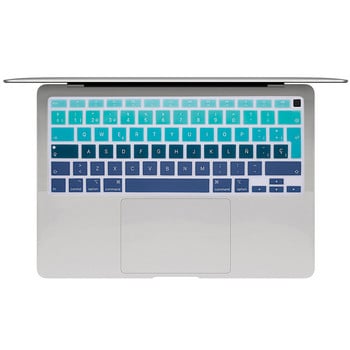 Капак за клавиатура на лаптоп за Macbook Air 13 M1 2020 Силиконов английски протектор за клавиатура Skin за Macbook Air13.3 A2337 A2179