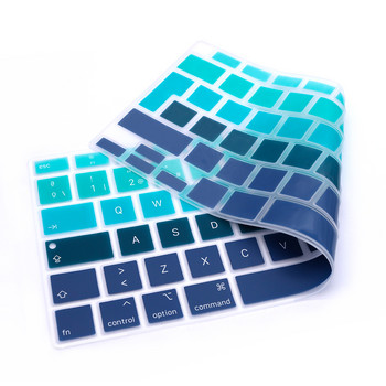 Капак за клавиатура на лаптоп за Macbook Air 13 M1 2020 Силиконов английски протектор за клавиатура Skin за Macbook Air13.3 A2337 A2179