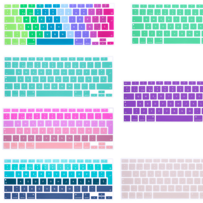 Poklopac za tipkovnicu prijenosnog računala za Macbook Air 13 M1 2020 Silikonski zaštitnik za englesku tipkovnicu Skin za Macbook Air13.3 A2337 A2179