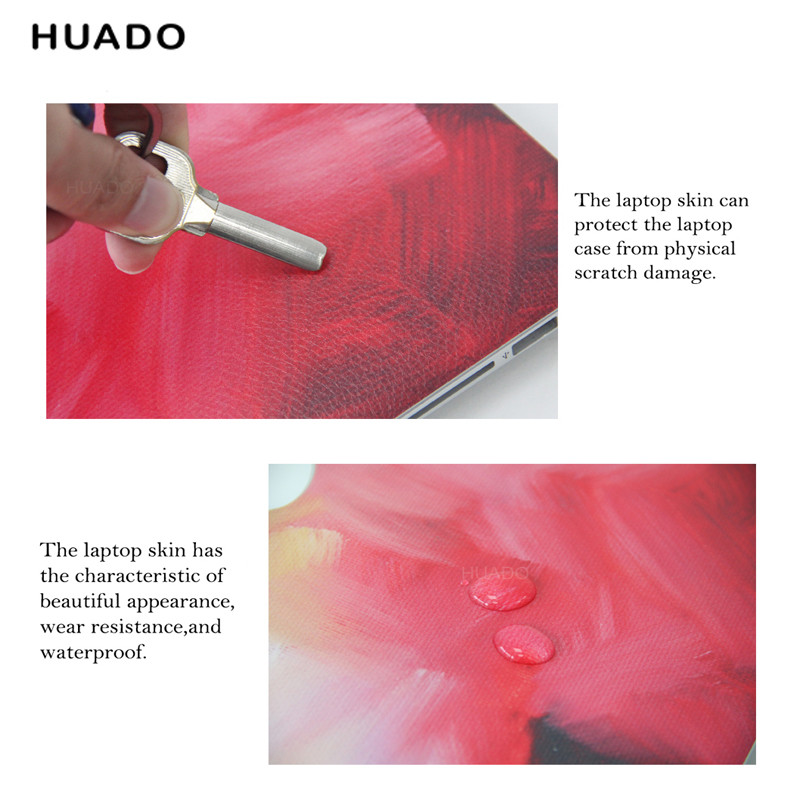 Rose Pink Mackbook skin prijenosno računalo Decal Sticker Cover PVC prijenosno računalo Višekratna upotreba 15.6 11.6 13.3