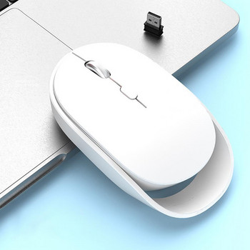 XYH60 Безжична мишка USB Компютърна мишка Безшумна ергономична мишка 2.4G двоен режим Оптична мишка Геймърски мишки Безжична за компютърен лаптоп