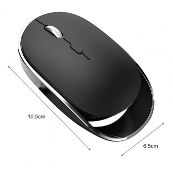 XYH60 Безжична мишка USB Компютърна мишка Безшумна ергономична мишка 2.4G двоен режим Оптична мишка Геймърски мишки Безжична за компютърен лаптоп