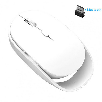 XYH60 Bežični miš USB računalni miš Tihi ergonomski miš 2.4G Dual Mode Optical Mause Gamer Miševi Bežični za PC prijenosno računalo