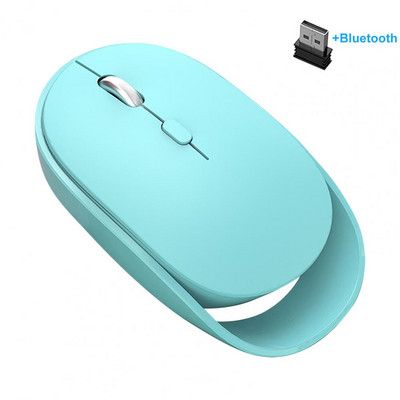 XYH60 Bežični miš USB računalni miš Tihi ergonomski miš 2.4G Dual Mode Optical Mause Gamer Miševi Bežični za PC prijenosno računalo