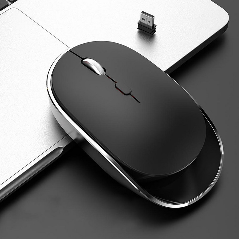 XYH60 Bežični miš USB računalni miš Tihi ergonomski miš 2.4G Dual Mode Optical Mause Gamer Miševi Bežični za PC prijenosno računalo