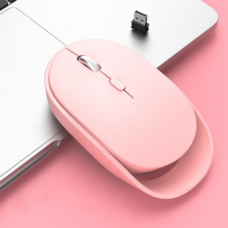 XYH60 Bežični miš USB računalni miš Tihi ergonomski miš 2.4G Dual Mode Optical Mause Gamer Miševi Bežični za PC prijenosno računalo