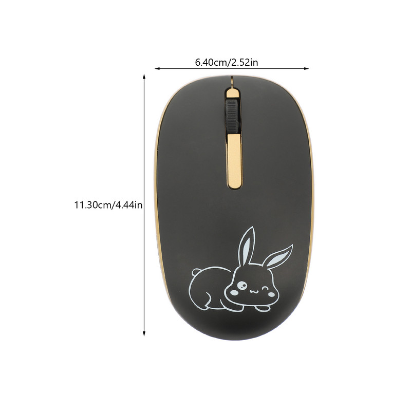 Vezeték nélküli egérrel működő hordozható praktikus laptop vezeték nélküli egér optikai egerek csendes vezeték nélküli egér