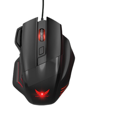 Miš za igre za e-sport Mehanički miš Šareno svjetlo za disanje sa 7 tipki Stolno računalo Laptop Univerzalni žičani računalni miš