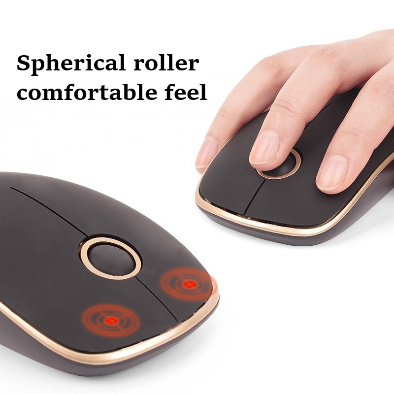 Nauja 2.4G belaidė pelė 1600DPI Ergonomiška optinė nutildymo pelė Nešiojama kompiuterio pelė Žaidimų pelė Biuro nešiojamojo kompiuterio belaidė pelė