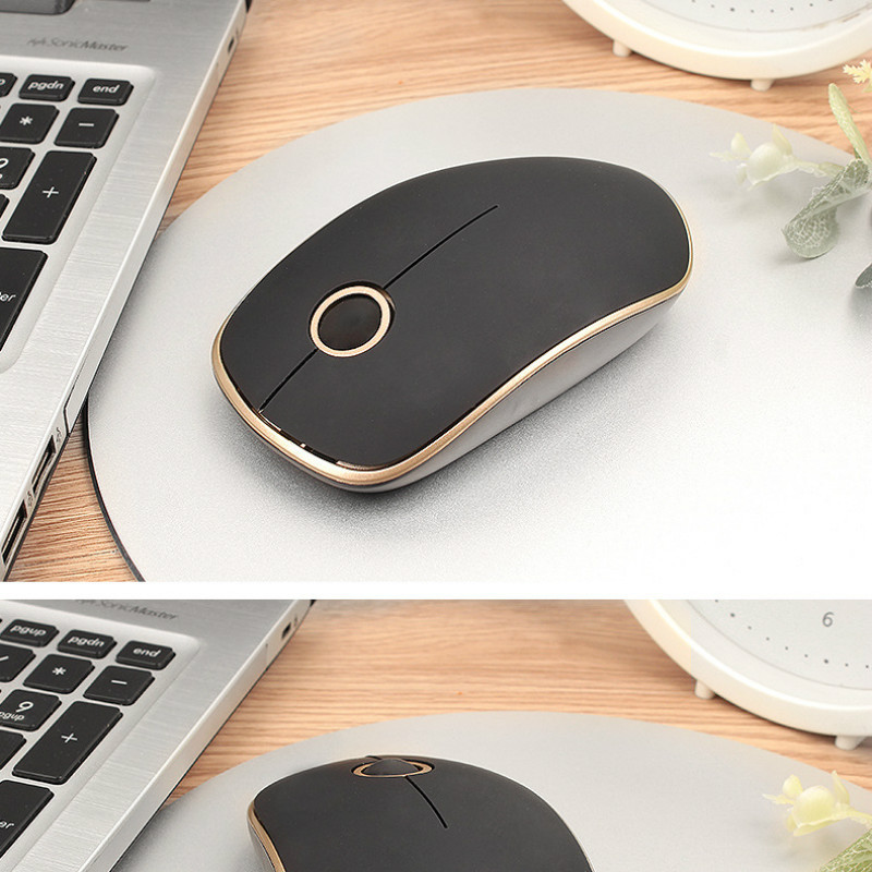 Nauja 2.4G belaidė pelė 1600DPI Ergonomiška optinė nutildymo pelė Nešiojama kompiuterio pelė Žaidimų pelė Biuro nešiojamojo kompiuterio belaidė pelė