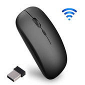 Vezeték nélküli Bluetooth egér Laptop kiegészítő Számítógépes játék egerek 1600 DPI 2,4 Ghz Ultravékony, ergonomikus hordozható egerek notebookhoz