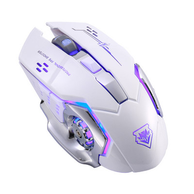 Mouse fără fir nou de încărcare Mouse de gaming Mute Mouse cu iluminare din spate Mecanic Ergonomic Optical Accesorii pentru computer pentru PC Laptop