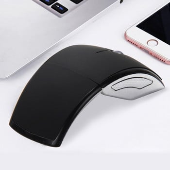 Μίνι ασύρματο ποντίκι 2,4 g Πτυσσόμενο ταξιδιωτικό δέκτη USB Οπτικό εργονομικό ποντίκι γραφείου για φορητό υπολογιστή παιχνίδι ποντίκι Win7/8/10/xp/vista