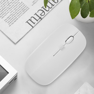 2.4G USB bežični miš Gaming Miš s tihim punjenjem s LED pozadinskim osvjetljenjem Punjivi ergonomski Mause Laptop PC miševi za računala