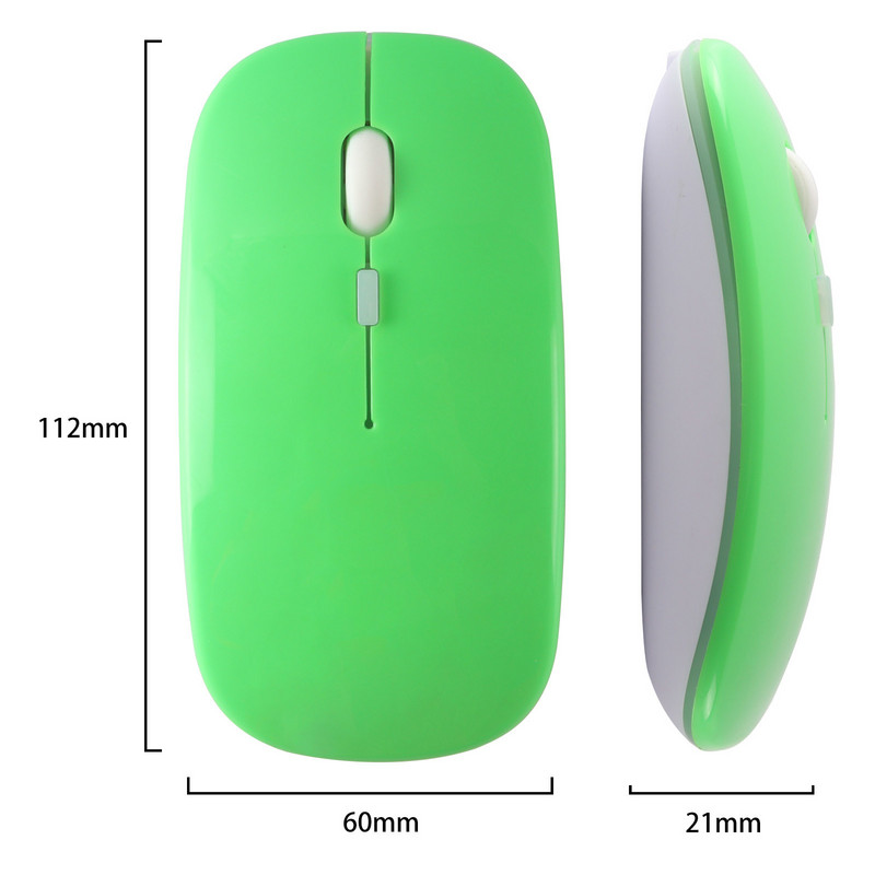 2.4G USB bežični miš Gaming Miš s tihim punjenjem s LED pozadinskim osvjetljenjem Punjivi ergonomski Mause Laptop PC miševi za računala