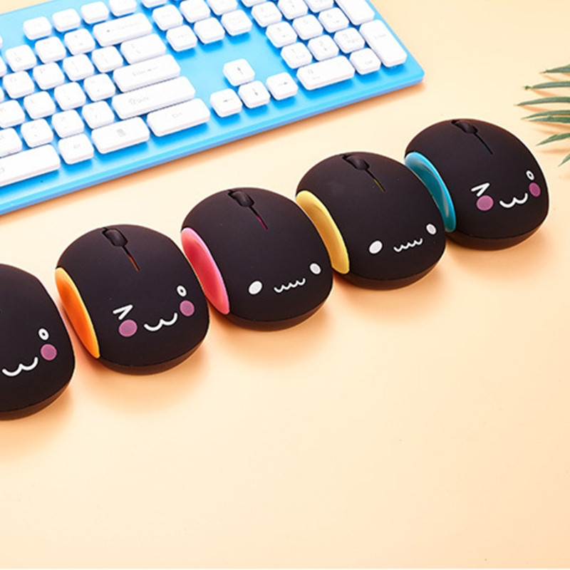 Mini punjivi miš prijenosni bežični tihi crtani miševi punjivi za prijenosno računalo prijenosno računalo