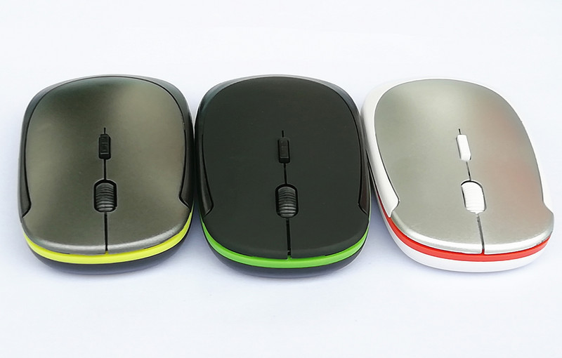 Mouse optic fără fir 2.4G 1600 DPI mouse ultra-subțire pentru cadou mini mouse fără fir pentru laptop PC