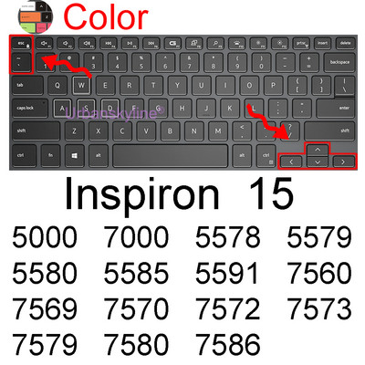 Husă pentru tastatură pentru Dell Inspiron 15 5000 5545 5547 5548 5551 5552 5555 5558 5559 5565 5566 5567 5568 5570 Husă de protecție