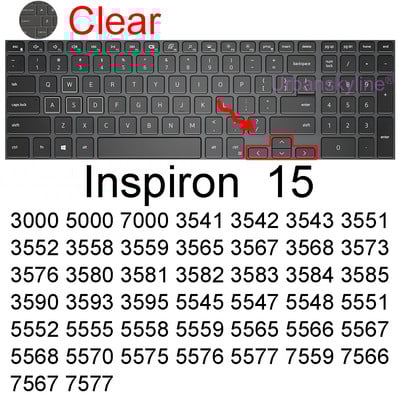 Husă pentru tastatură pentru Dell Inspiron 15 5000 5545 5547 5548 5551 5552 5555 5558 5559 5565 5566 5567 5568 5570 Husă de protecție