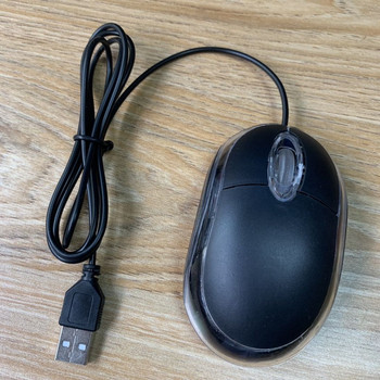 Ενσύρματο ποντίκι για φορητό υπολογιστή Επιτραπέζιο ποντίκι υπολογιστή Διεπαφή USB Άνετη αίσθηση Οπτοηλεκτρονικό ποντίκι Business Office