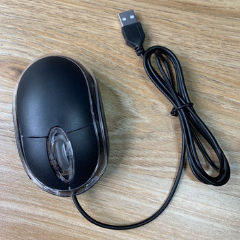 Ενσύρματο ποντίκι για φορητό υπολογιστή Επιτραπέζιο ποντίκι υπολογιστή Διεπαφή USB Άνετη αίσθηση Οπτοηλεκτρονικό ποντίκι Business Office