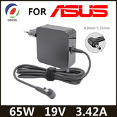 QINERN EU 19V 3.42A 65W 4.0*1.35 jaudas lādētājs klēpjdatora adapteris Asus Zenbook UX32VD UX305CA ux31a x201e ux305f s200e ADP-65DW