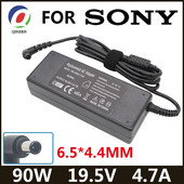 19.5V 4.7A 90W 6.5*4.4mm lādētāja maiņstrāvas klēpjdatora adapteris Sony Vaio PCG-61511L VGP-AC19V20 VGP-AC19V29 VGP-AC19V31 VGP-AC19V32 33