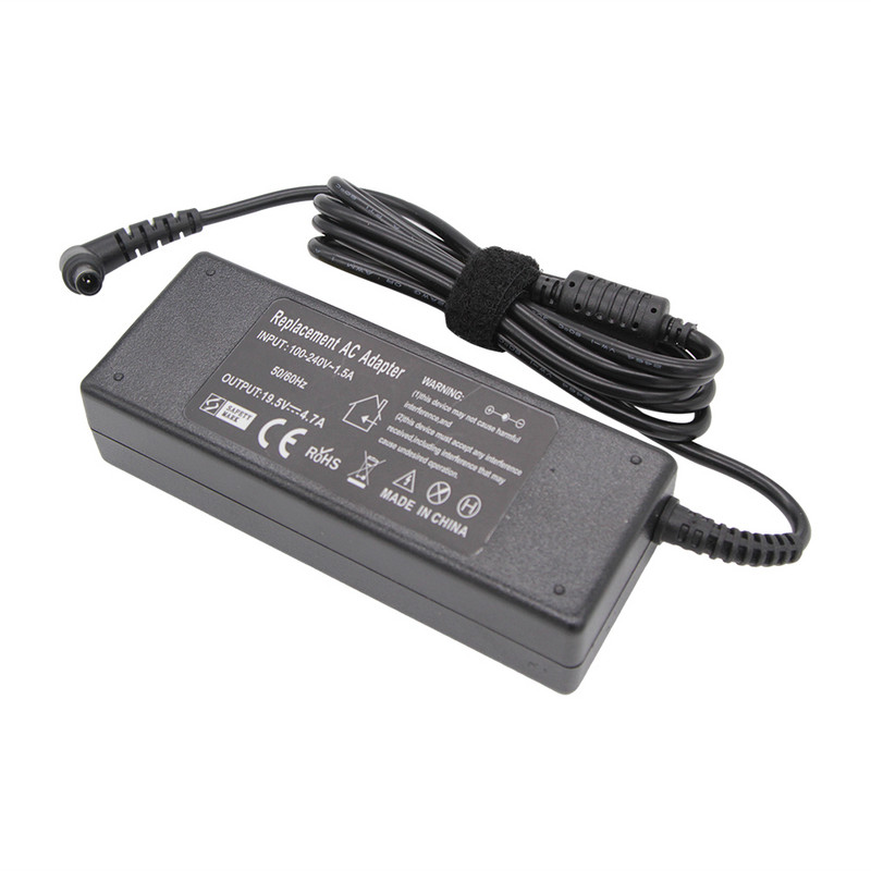 19.5V 4.7A 90W 6.5*4.4mm lādētāja maiņstrāvas klēpjdatora adapteris Sony Vaio PCG-61511L VGP-AC19V20 VGP-AC19V29 VGP-AC19V31 VGP-AC19V32 33