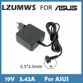 19V 3.42A 65W 5.5X2.5mm maiņstrāvas lādētājs klēpjdatora adapteris ADP-65DW ASUS x450 X550C x550v w519L x751 Y481C barošanas avotam