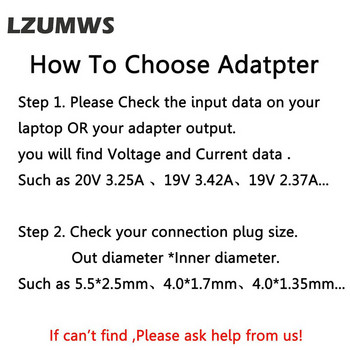 19V 3,42A 65W 5,5X2,5mm AC Charger Laptop Adapter ADP-65DW For ASUS x450 X550C x550v w519L x751 Y481C Τροφοδοτικό