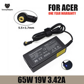 19V 3.42A 65W 5.5x1.7mm maiņstrāvas adaptera lādētājs Acer Aspire 5315 5630 5735 5920 5535 5738 6920 7520 piezīmjdatora barošanas avots