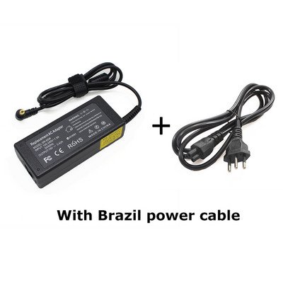 19V 3.42A 65W 5.5x1.7mm maiņstrāvas adaptera lādētājs Acer Aspire 5315 5630 5735 5920 5535 5738 6920 7520 piezīmjdatora barošanas avots