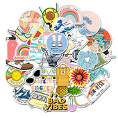 35PCS Vsco naljepnice za Hydro Flask Vsco stvari za djevojke Slatke vodootporne trendi naljepnice za računalo Laptop Macbook Ipad Vinyl