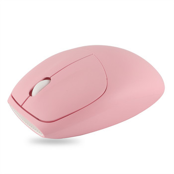 2.4G Ασύρματο ποντίκι USB Ποντίκι υπολογιστή Μίνι μπαταρία Εργονομικό Mause Οπτικό αθόρυβο ποντίκι υπολογιστή σίγαση ποντικιού Office Pink για φορητό υπολογιστή
