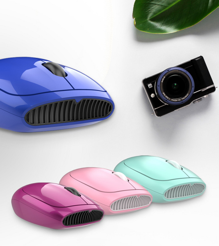 2.4G Ασύρματο ποντίκι USB Ποντίκι υπολογιστή Μίνι μπαταρία Εργονομικό Mause Οπτικό αθόρυβο ποντίκι υπολογιστή σίγαση ποντικιού Office Pink για φορητό υπολογιστή