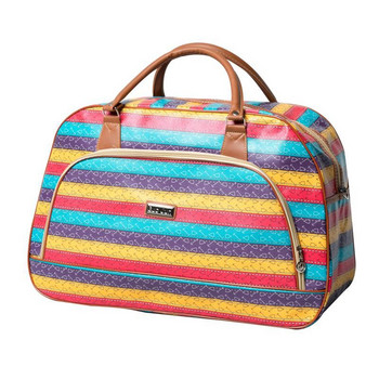 Hot Sale PU Δερμάτινη γυναικεία τσάντα ταξιδιού Duffel για άνδρες Μεγάλης χωρητικότητας Αδιάβροχη τσάντα ταξιδιού Σχεδιασμός Πολυλειτουργική Τσάντα αποσκευών με φερμουάρ