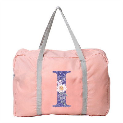 Putna torba Ručna torba Ženska kampiranje na otvorenom Torbe za pohranu prtljage Pribor Torbe Ljubičasti cvjetni print Sklopivi organizator velikog kapaciteta