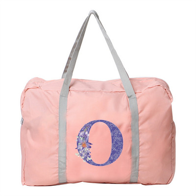 Putna torba Ručna torba Ženska kampiranje na otvorenom Torbe za pohranu prtljage Pribor Torbe Ljubičasti cvjetni print Sklopivi organizator velikog kapaciteta