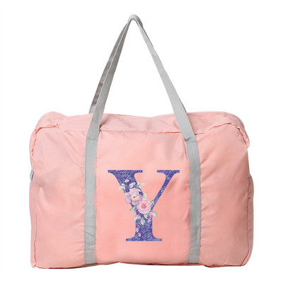 Putna torba Ručna torba Ženska kampiranje na otvorenom Torbe za pohranu prtljage Pribor Torbe Ljubičasti cvjetni print Sklopivi organizator velikog kapaciteta